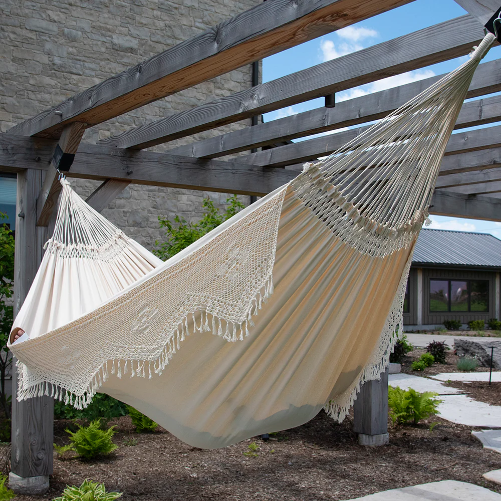 Authentic Brazilian Elegant Hammock - Antique - Image 4