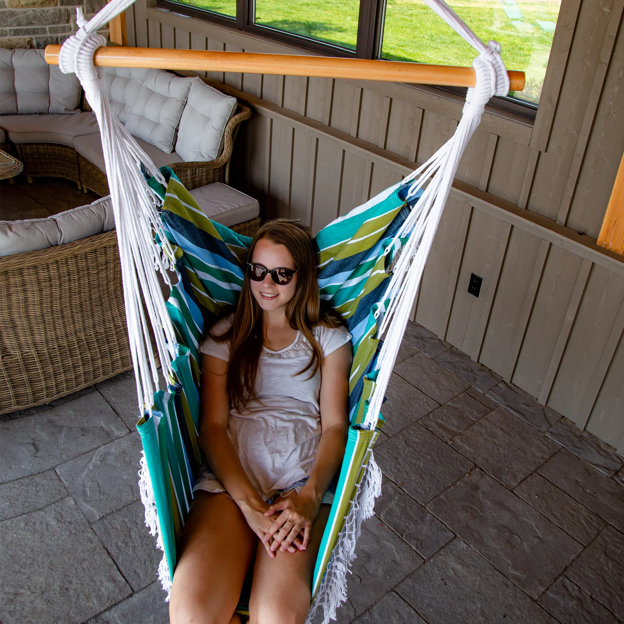 Brazilian Hammock Chair - Cayo Reef - Image 3