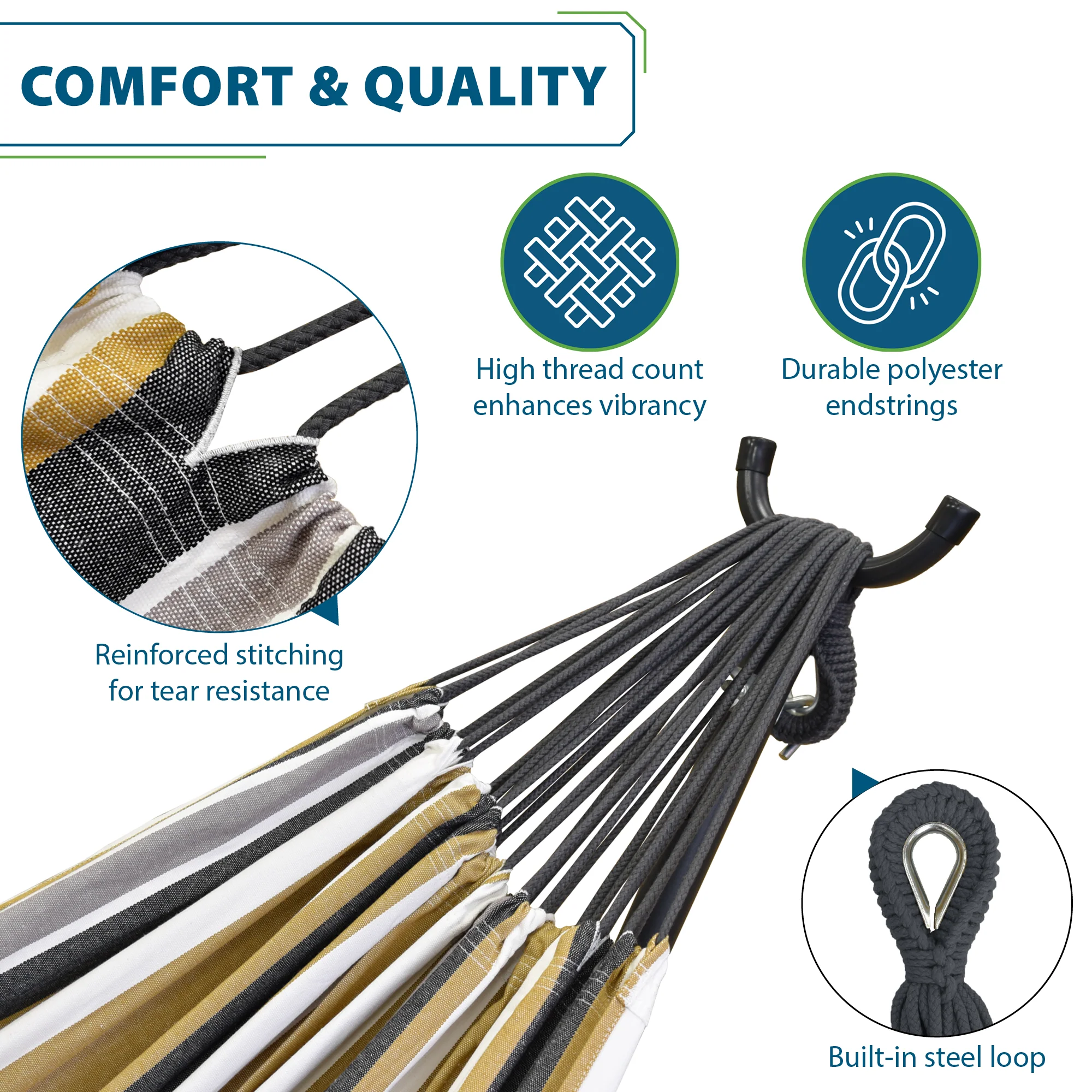 Universal Replacement Cotton Hammock - Desert Moon - Image 4