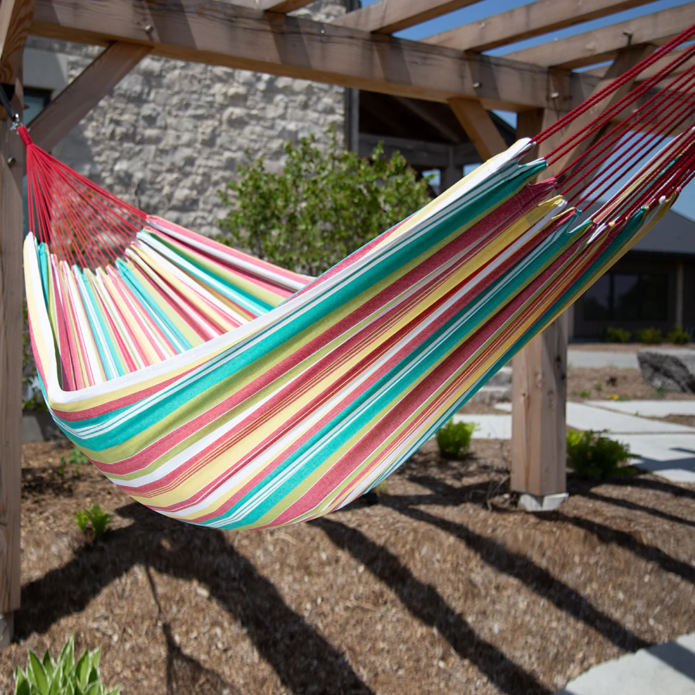 Brazilian Style Cotton Hammock - Salsa - Image 3