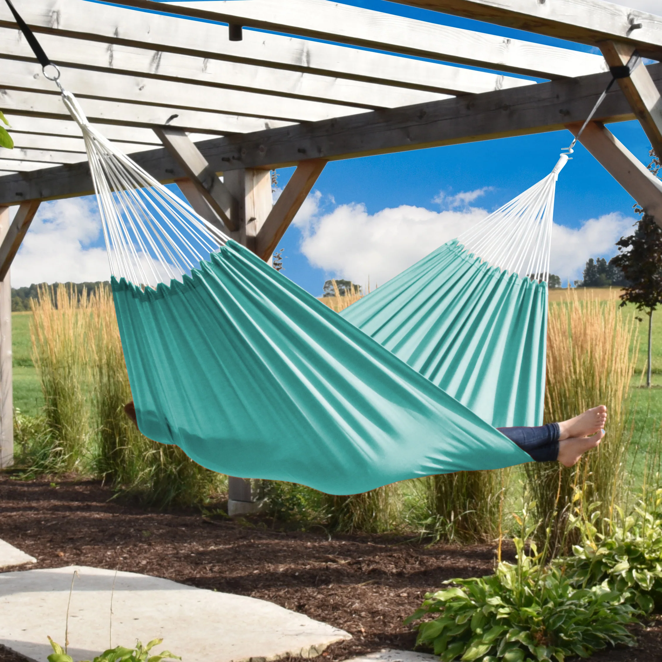 Brazilian Style Sunbrella® Hammock - Aruba - Image 3