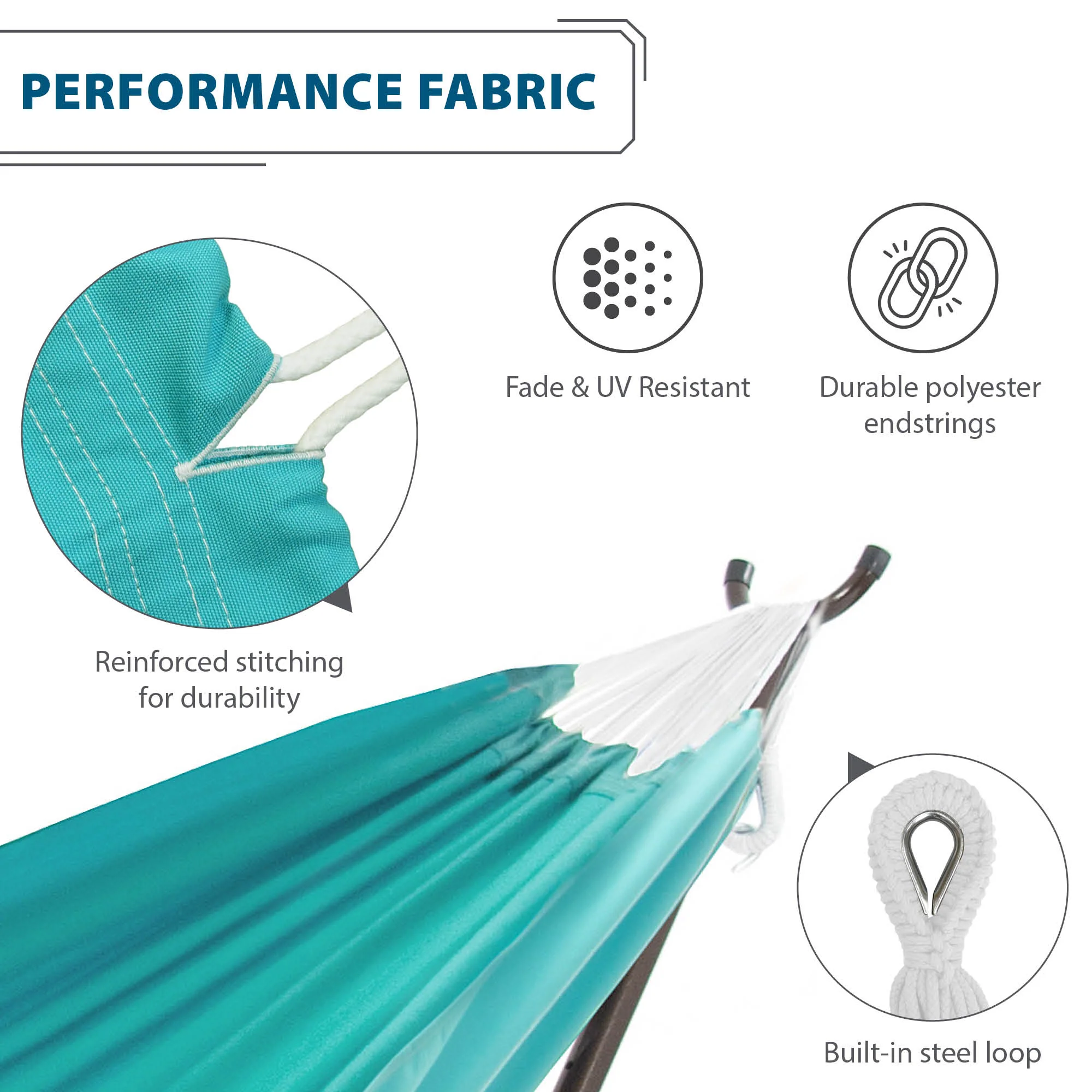 Brazilian Style Sunbrella® Hammock - Aruba - Image 6