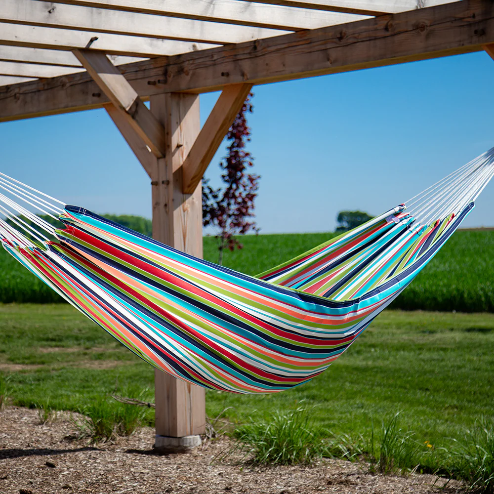 Brazilian Style Sunbrella® Hammock - Carousel Confetti - Image 2