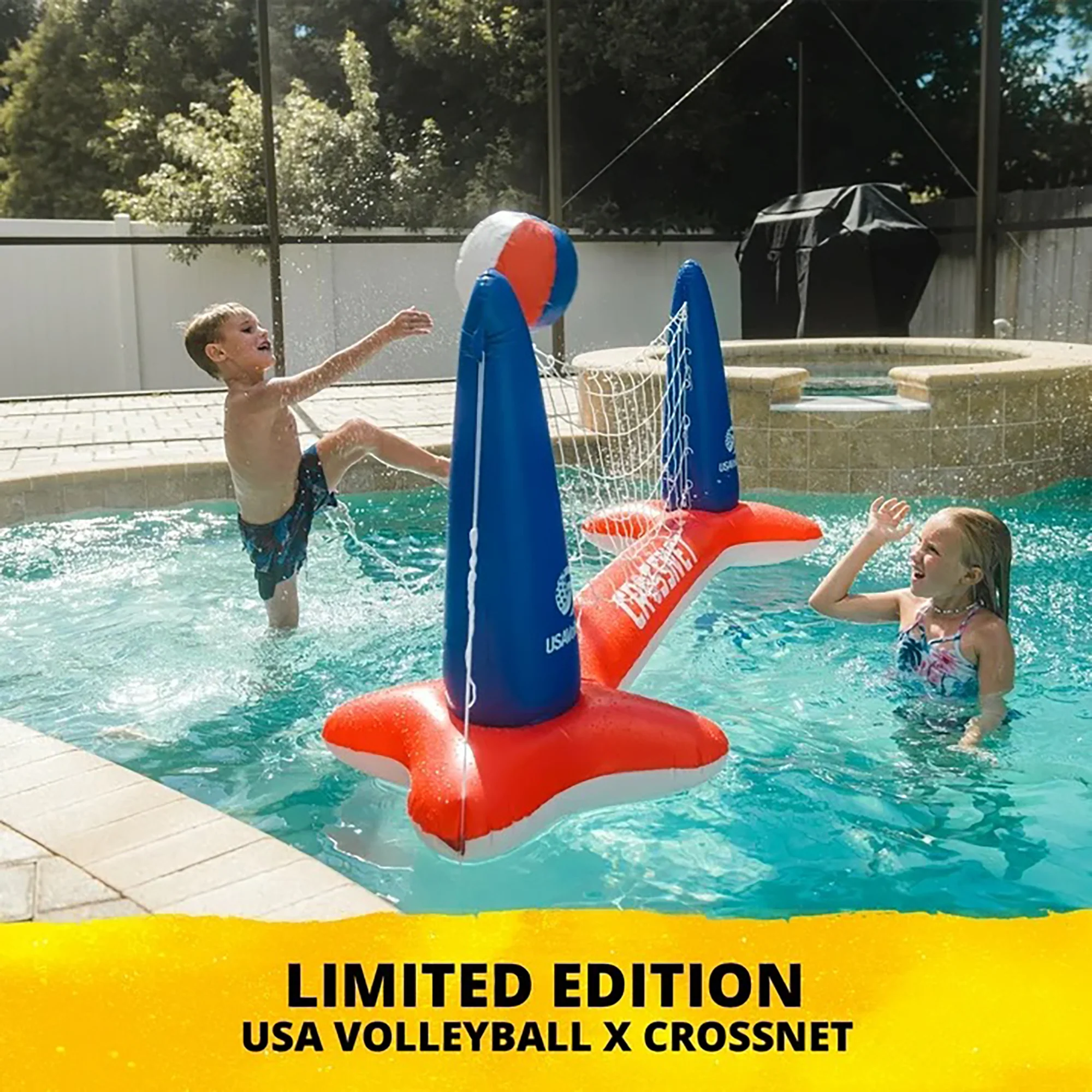CROSSNET® USA Version Inflatable Volleyball Net - Image 6