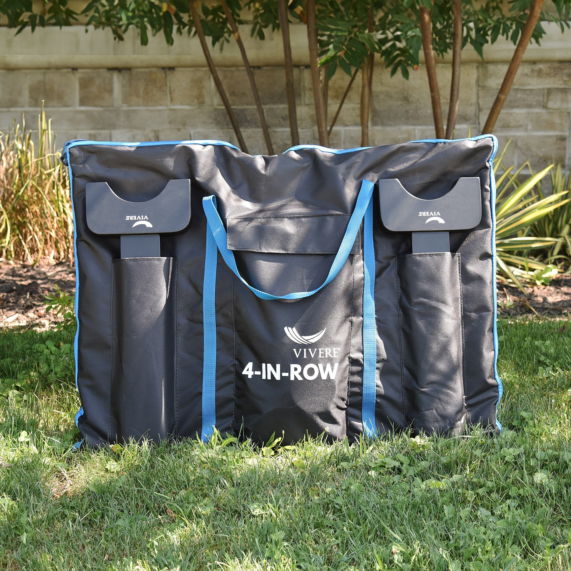 Giant 4-in-Row Outdoor Game in Blue & Green - Image 7