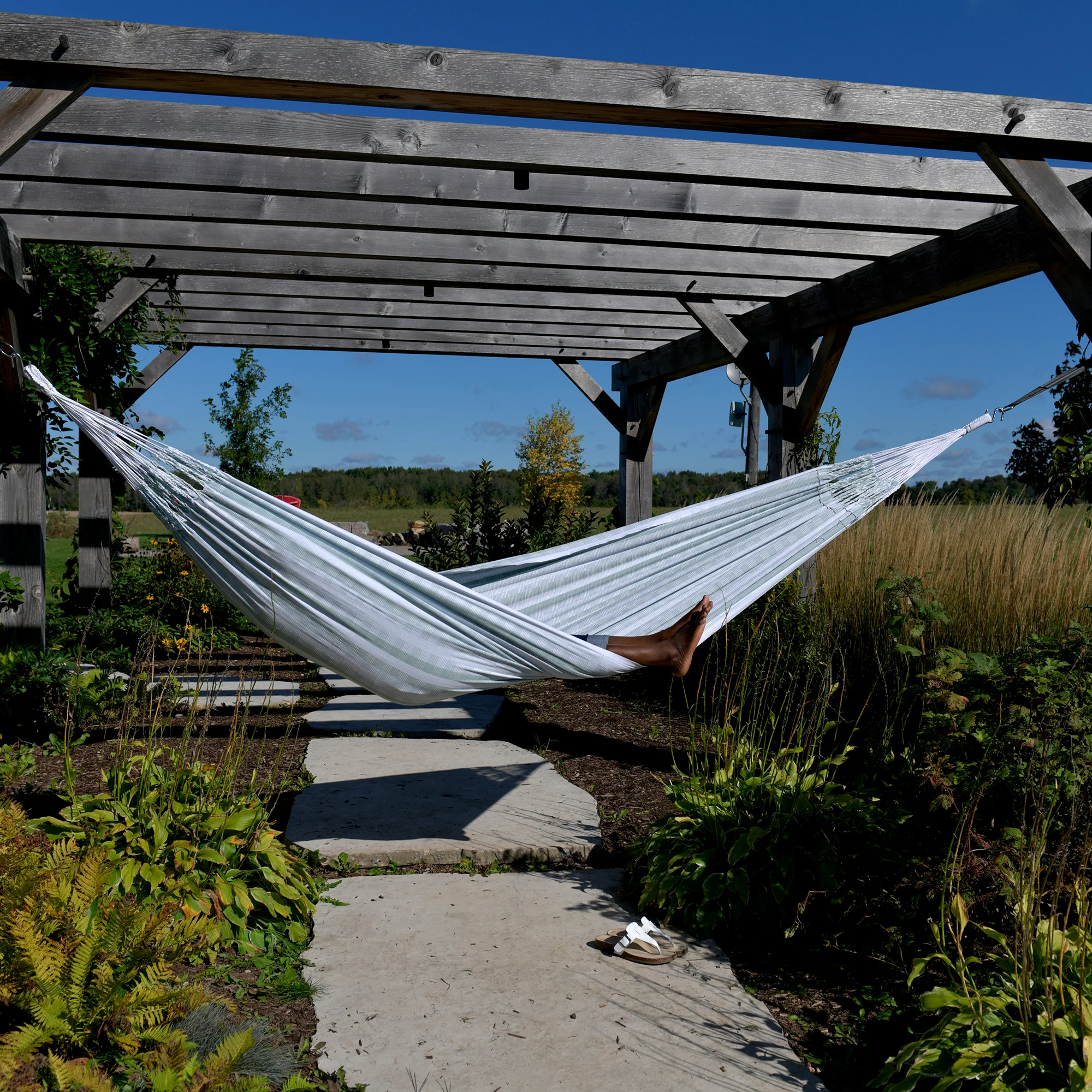Latin Double Cotton Hammock - Pura - Image 3