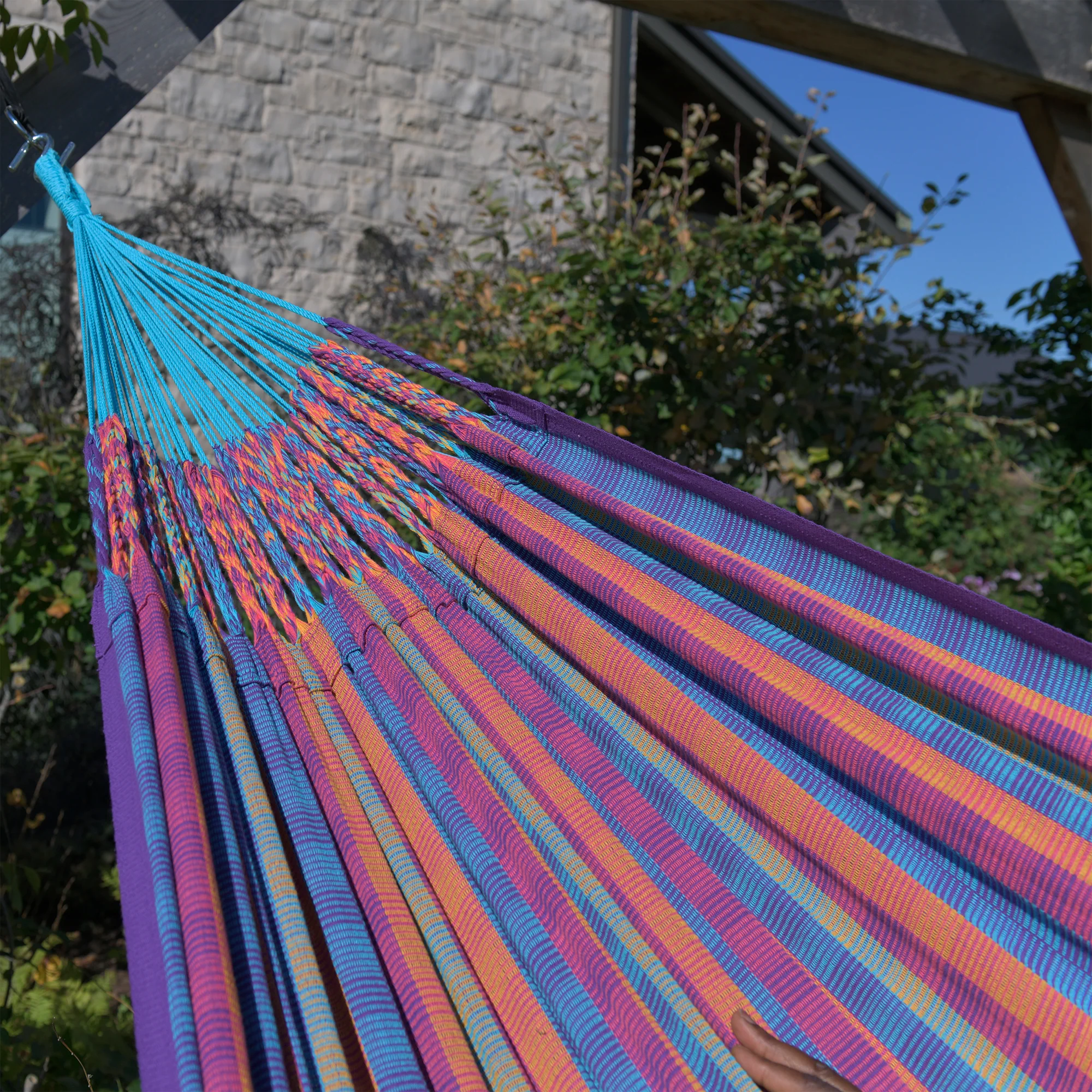 Latin Double Cotton Hammock - Bella Vida - Image 6