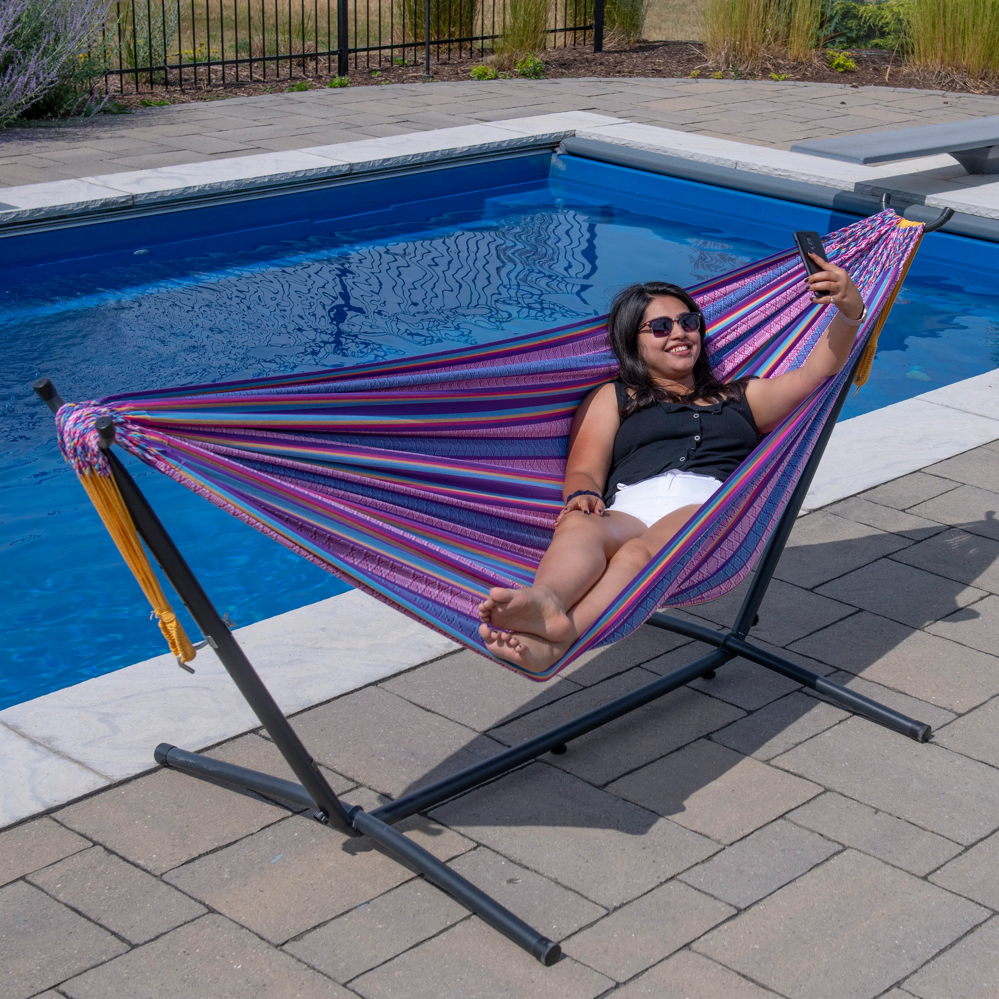 Latin Hammock with Stand (9ft/280cm) - Fiesta - Image 3