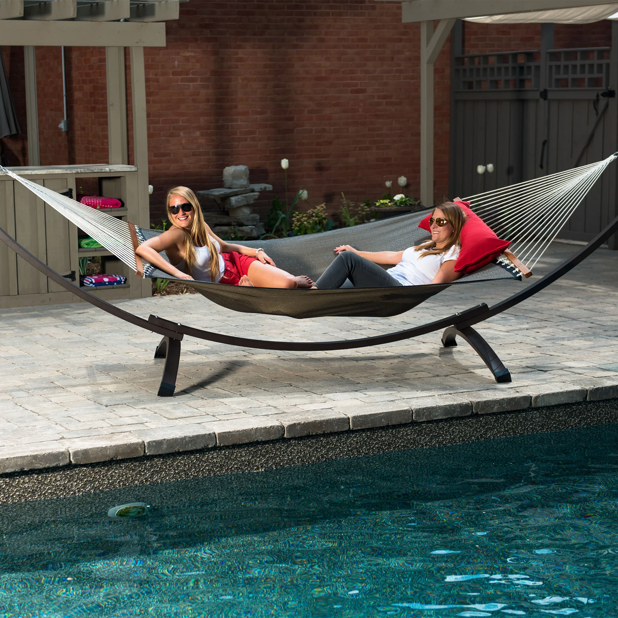 Poolside Spreader Bar Hammock - Sienna - Image 3