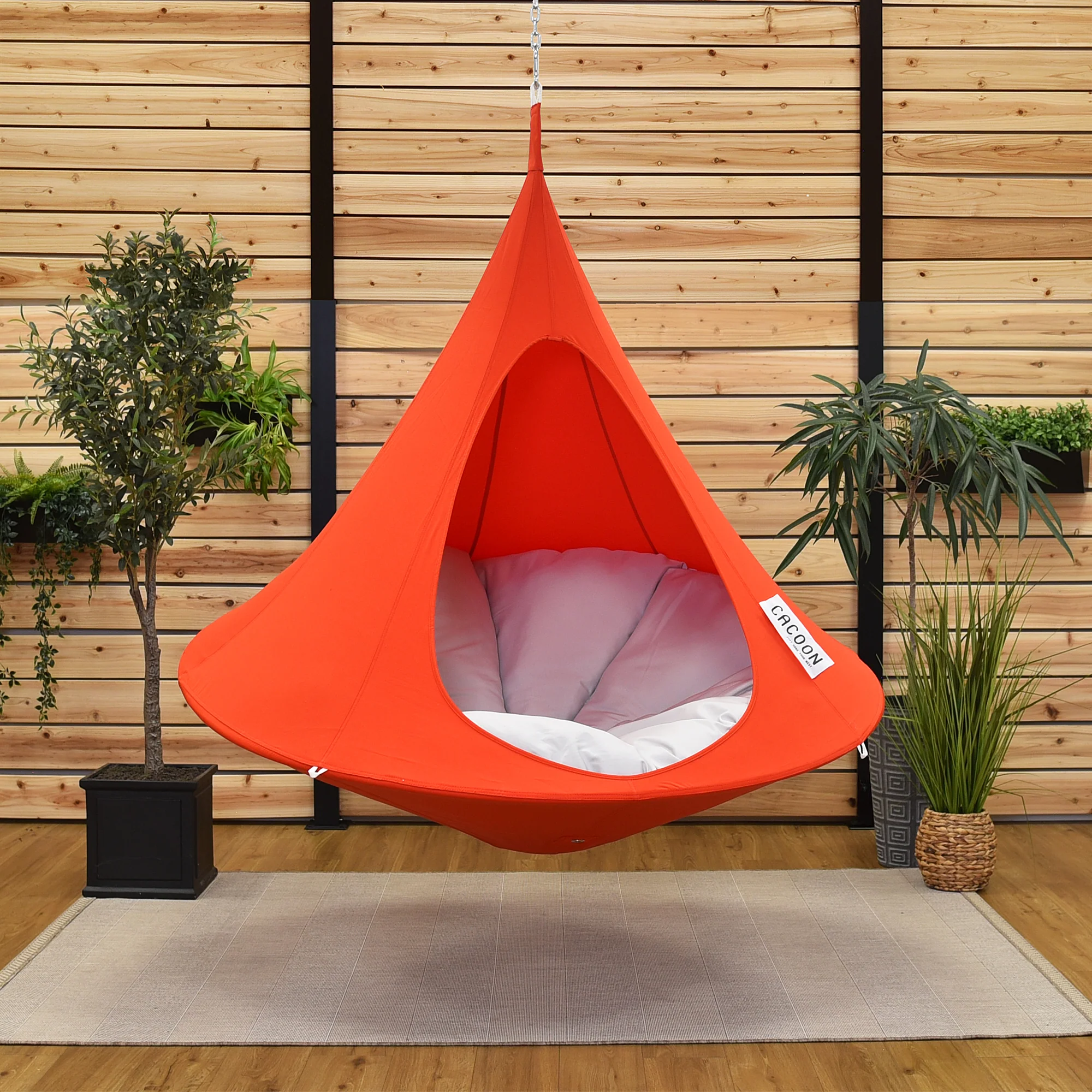 Single Cacoon - Bonfire Red - Image 4