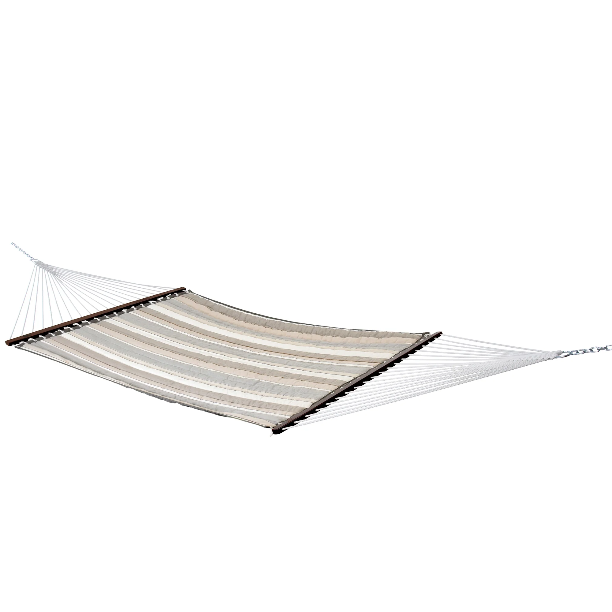 Sunbrella® Quilted Spreader Bar Hammock - Dove - Image 5