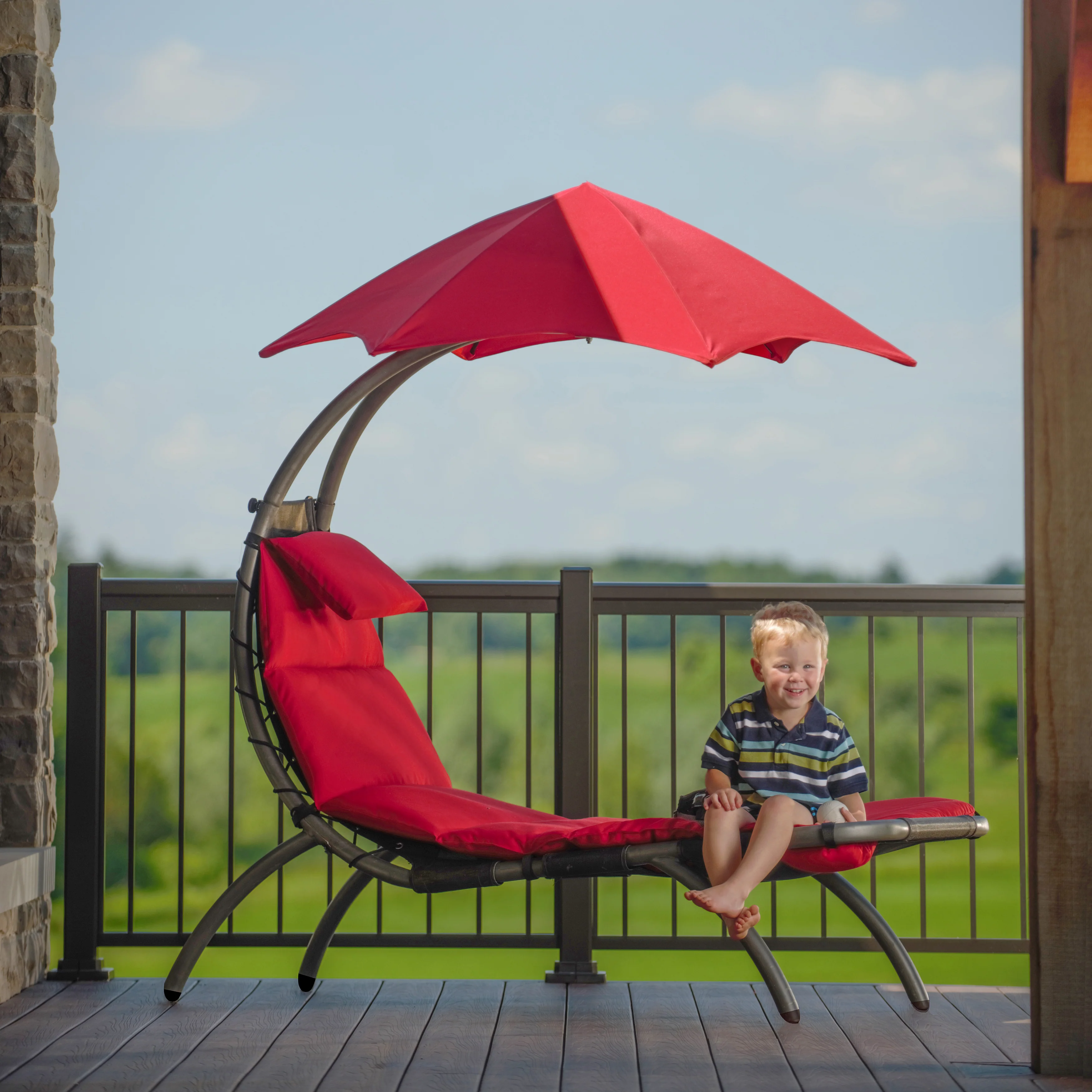 The Original Dream Lounger™ - Cherry Red - Image 4