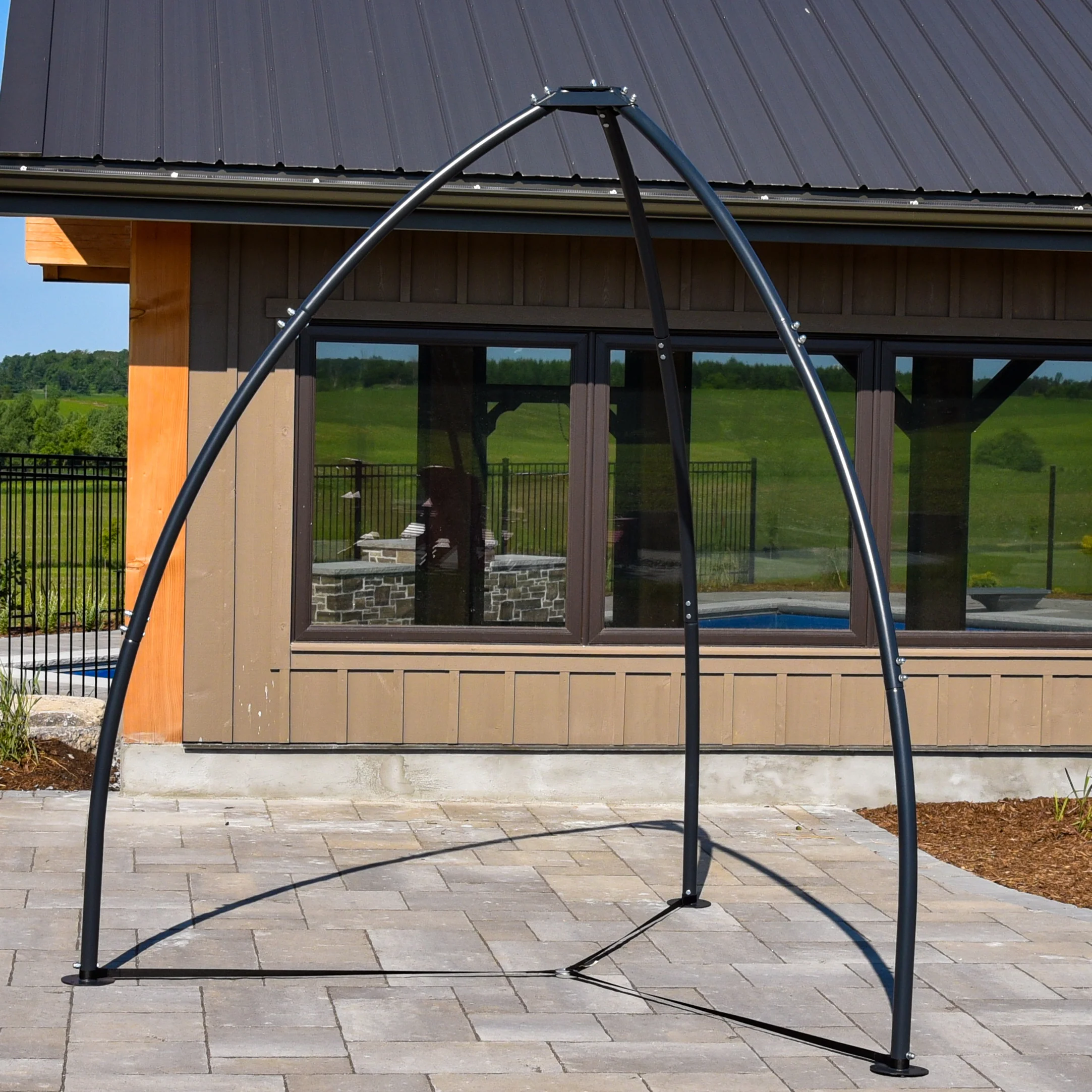 Tripod Hanging Chair Stand - Black - Image 3