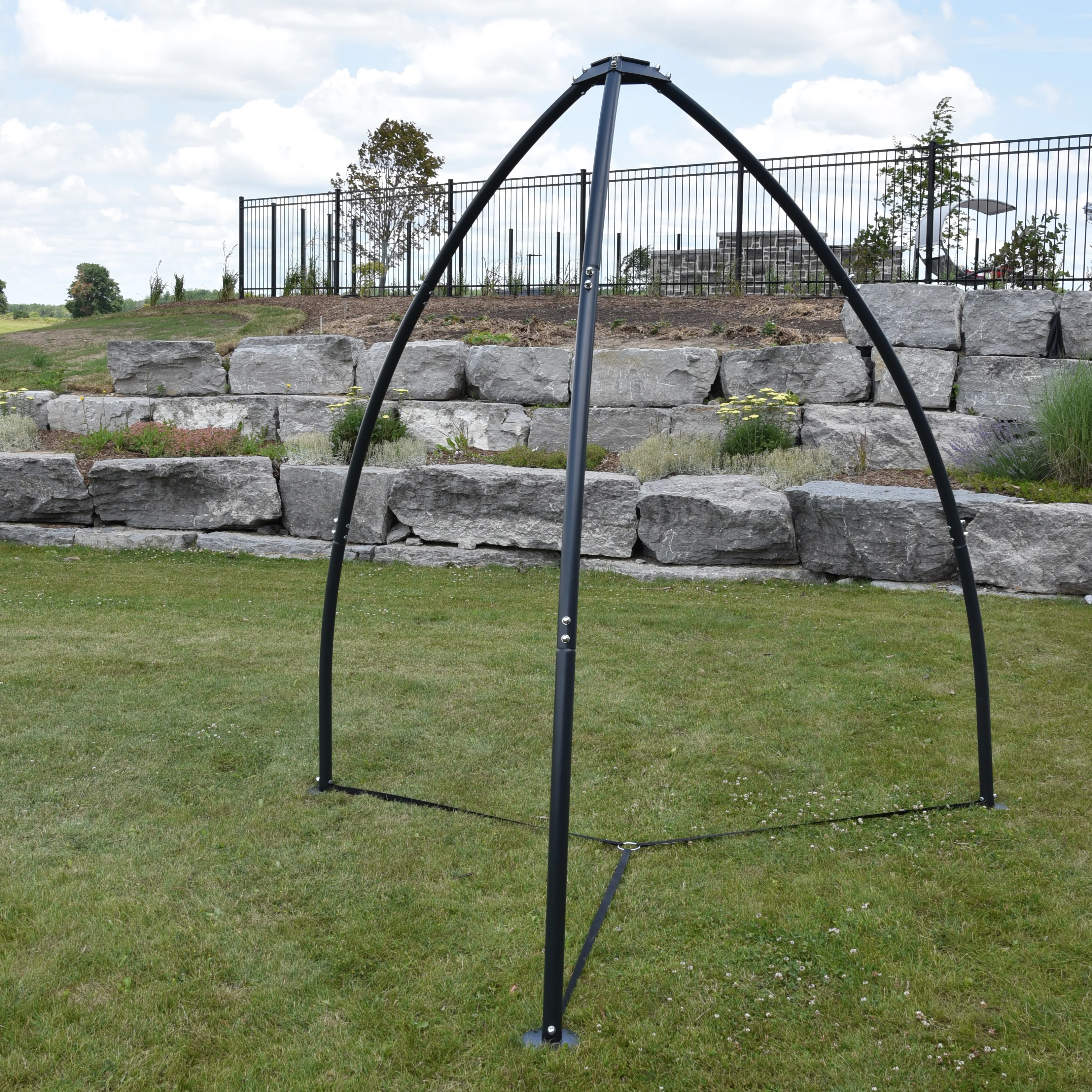 Tripod Hanging Chair Stand - Black - Image 4