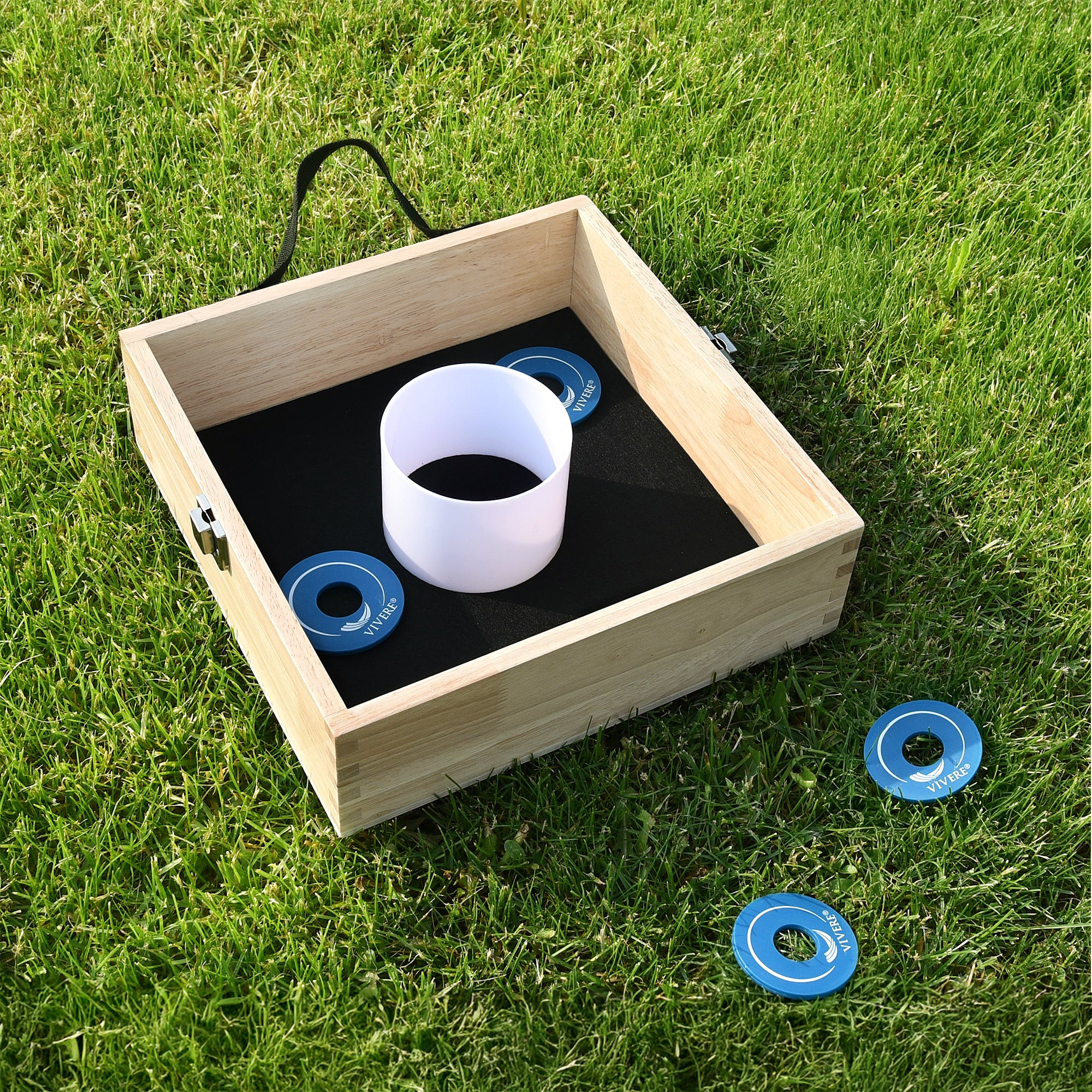 Washer Toss Tournament Edition Outdoor Game - Blue & Green - Image 6